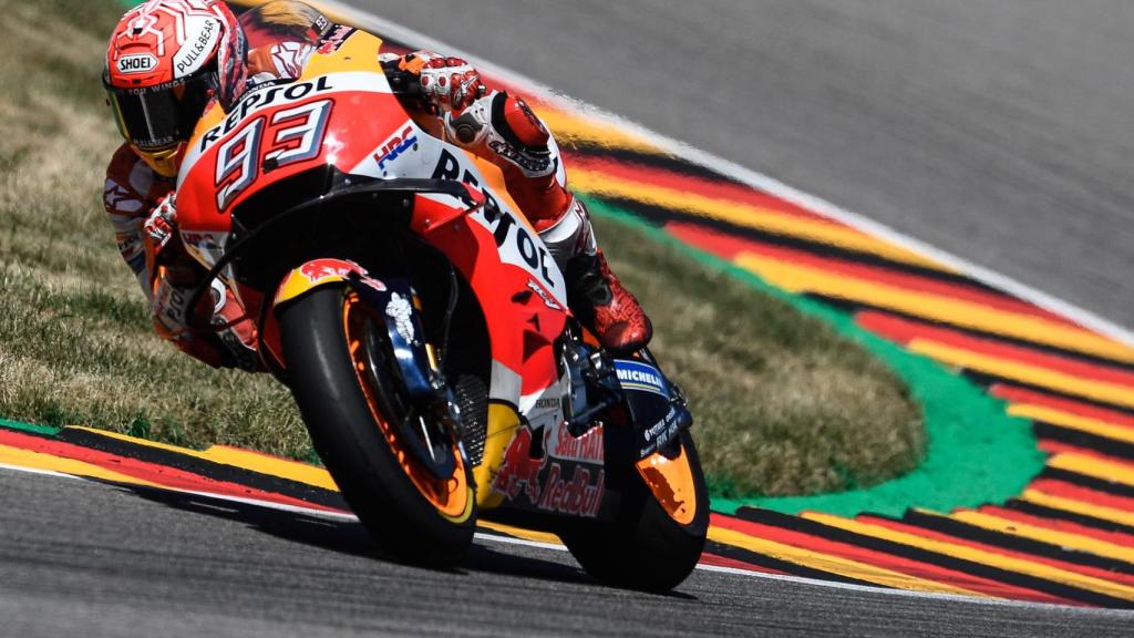 Marc Márquez en Sachsenring.