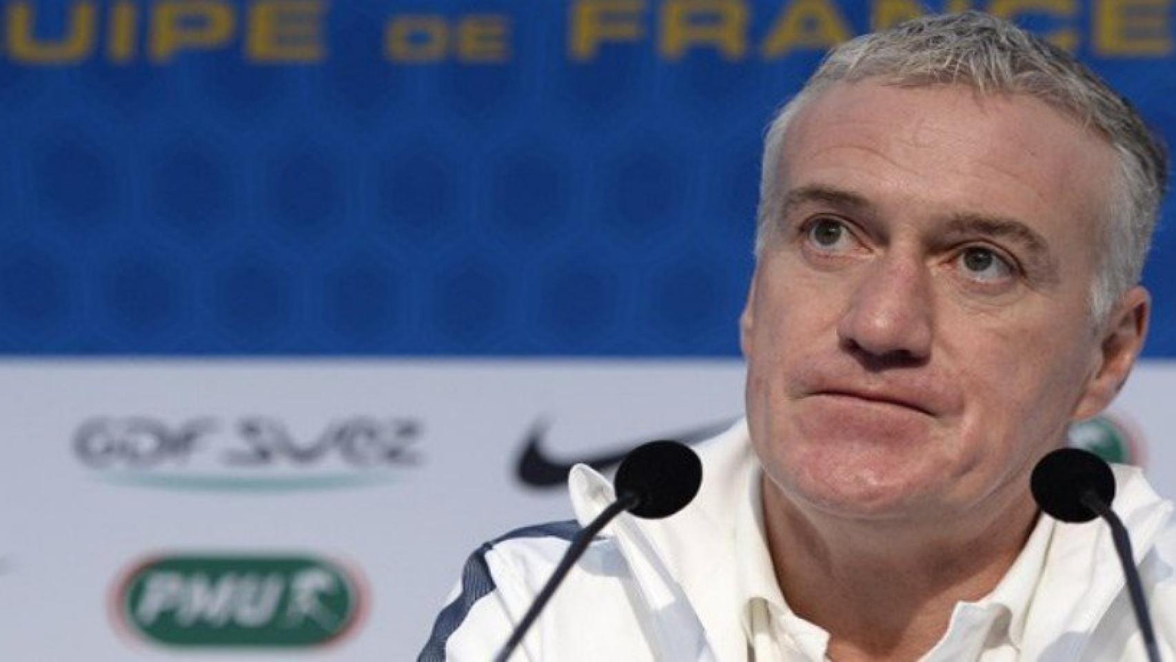 Deschamps en rueda de prensa. Foto: fff.fr