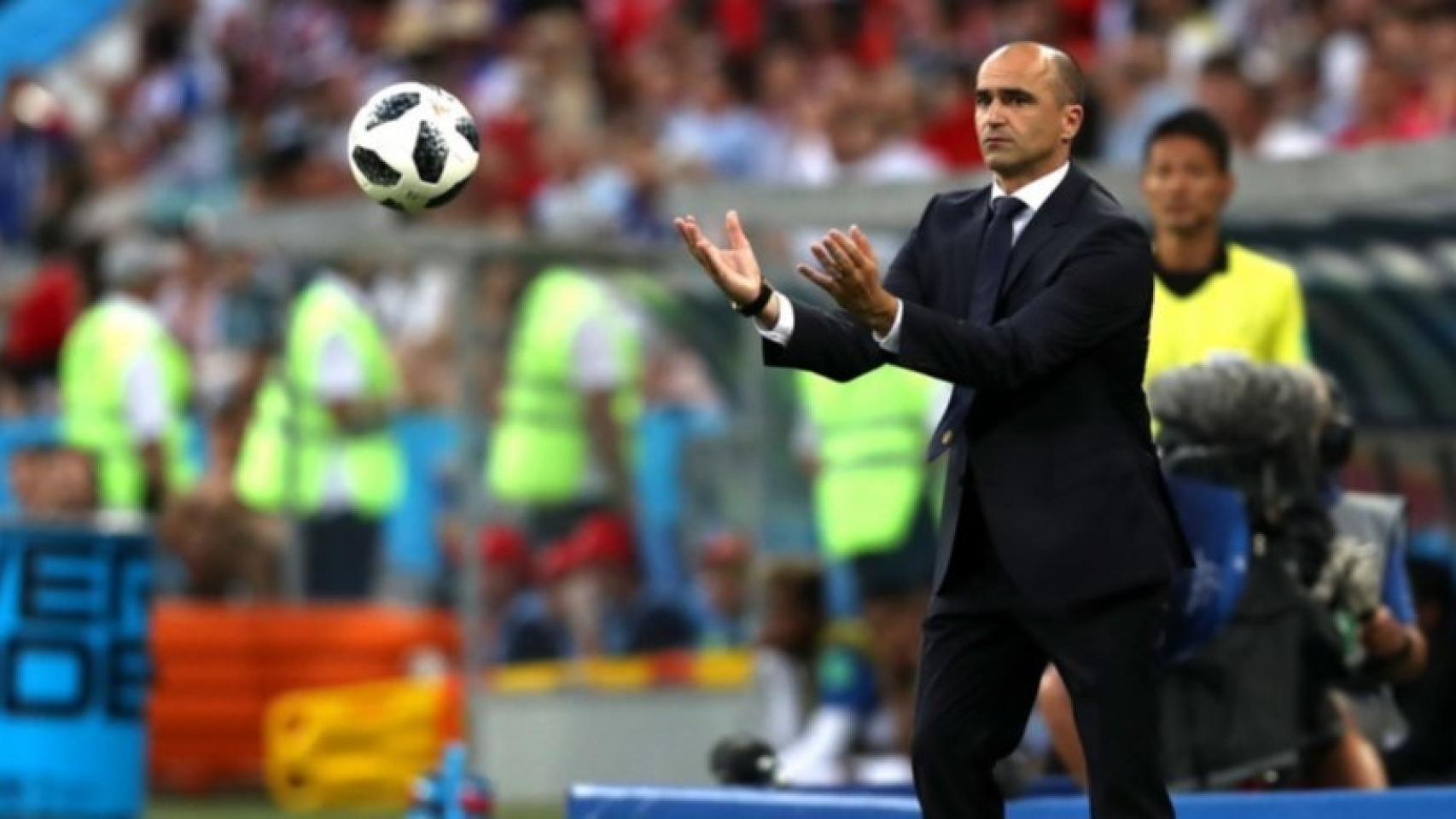 Roberto Martínez, seleccionador de Bélgica. Foto: Twitter (@FIFAWorldCup)