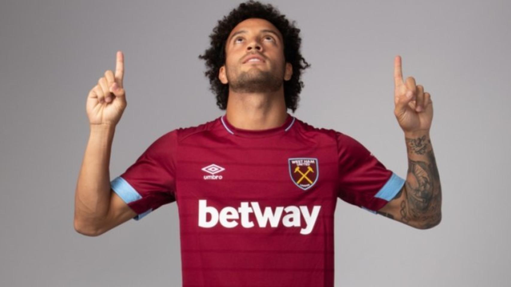 Felipe Anderson, jugador del West Ham United