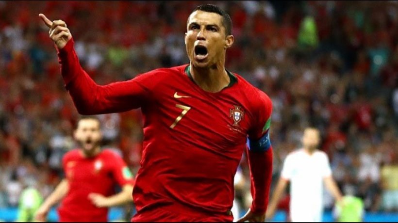 Cristiano Ronaldo, con Portugal