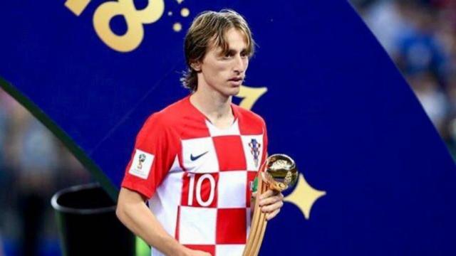 Modric, Balón de Oro del Mundial