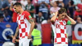 Lovren y Modric, durante la final del Mundial de Rusia 2018. Foto: EFE