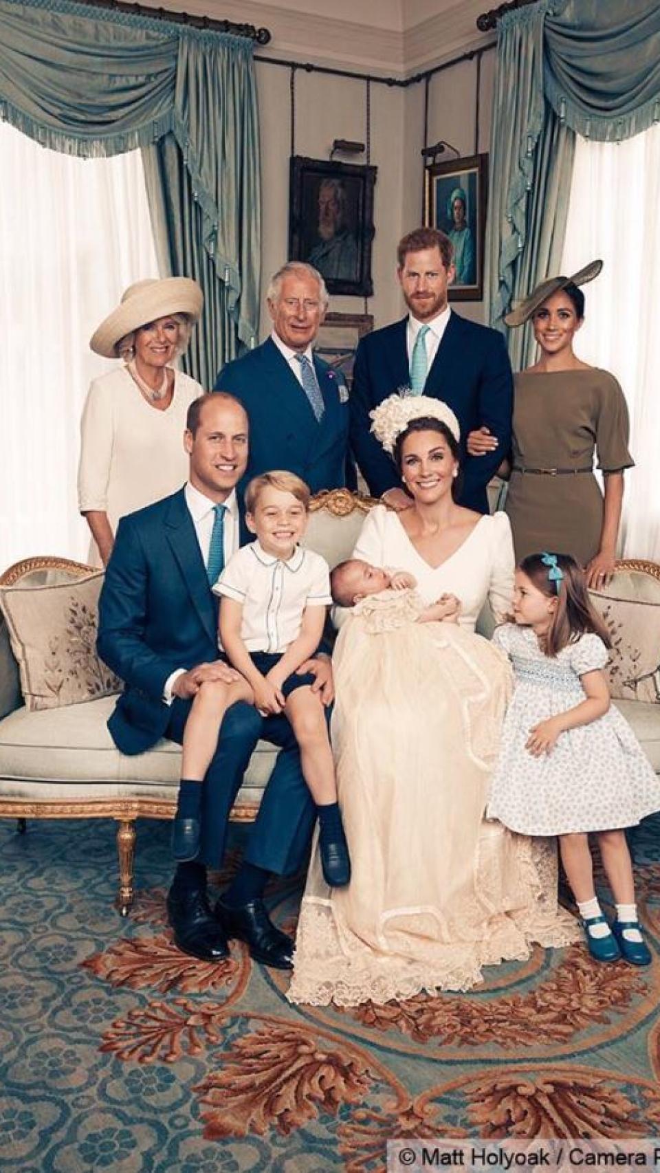 Otra imagen oficial de la familia real compartidas en redes sociales.