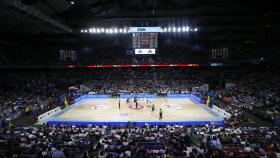 El Palacio de los deportes de Madrid durante el primer partido de la Final de la ACB 2018