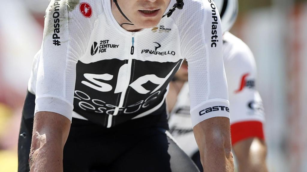 Chris Froome, en una de las etapas del Tour 2018.