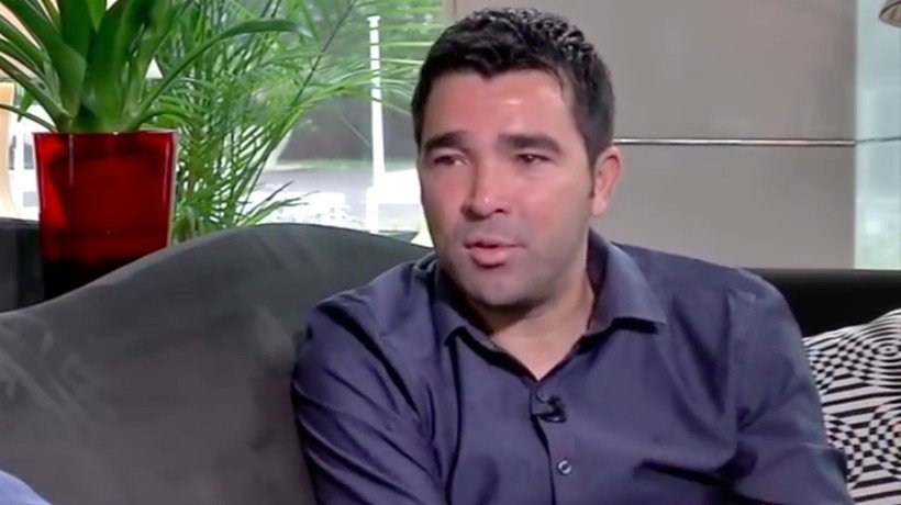 Deco durante una entrevista