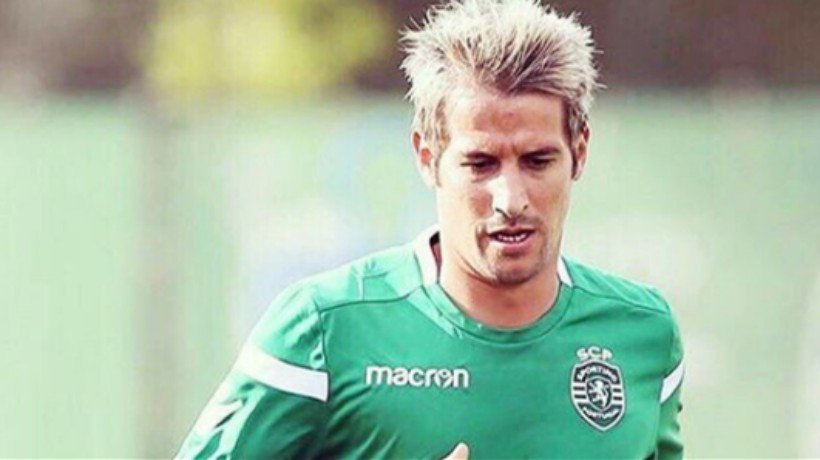 Coentrao en un entrenamiento del Sporting. Foto: Instagram (@fabio_coentrao)