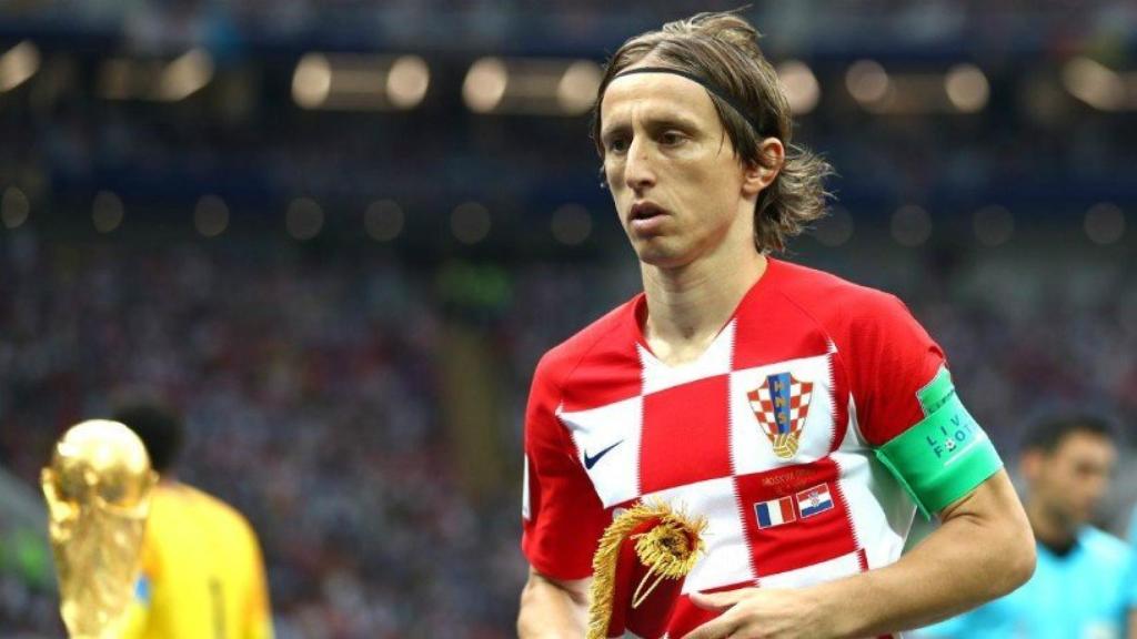 Modric en la final del Mundial de Rusia. Foto Twitter (@HNS_CFF)