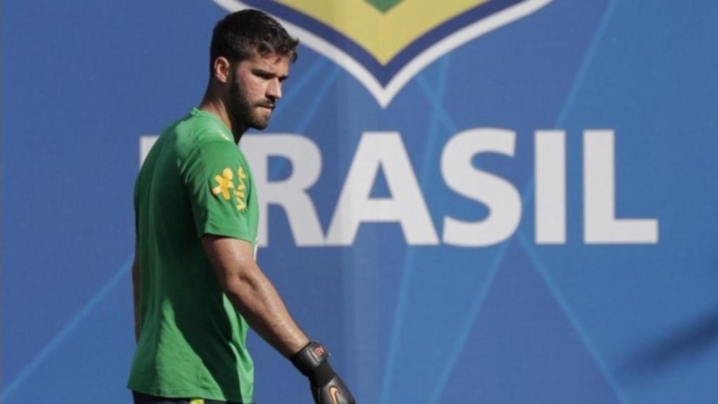 Alisson, portero de Brasil. Foto: Twitter (@Alissonbecker)