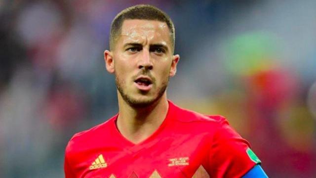 Hazard, con Bélgica. Foto Twitter (@belgianreddevils)