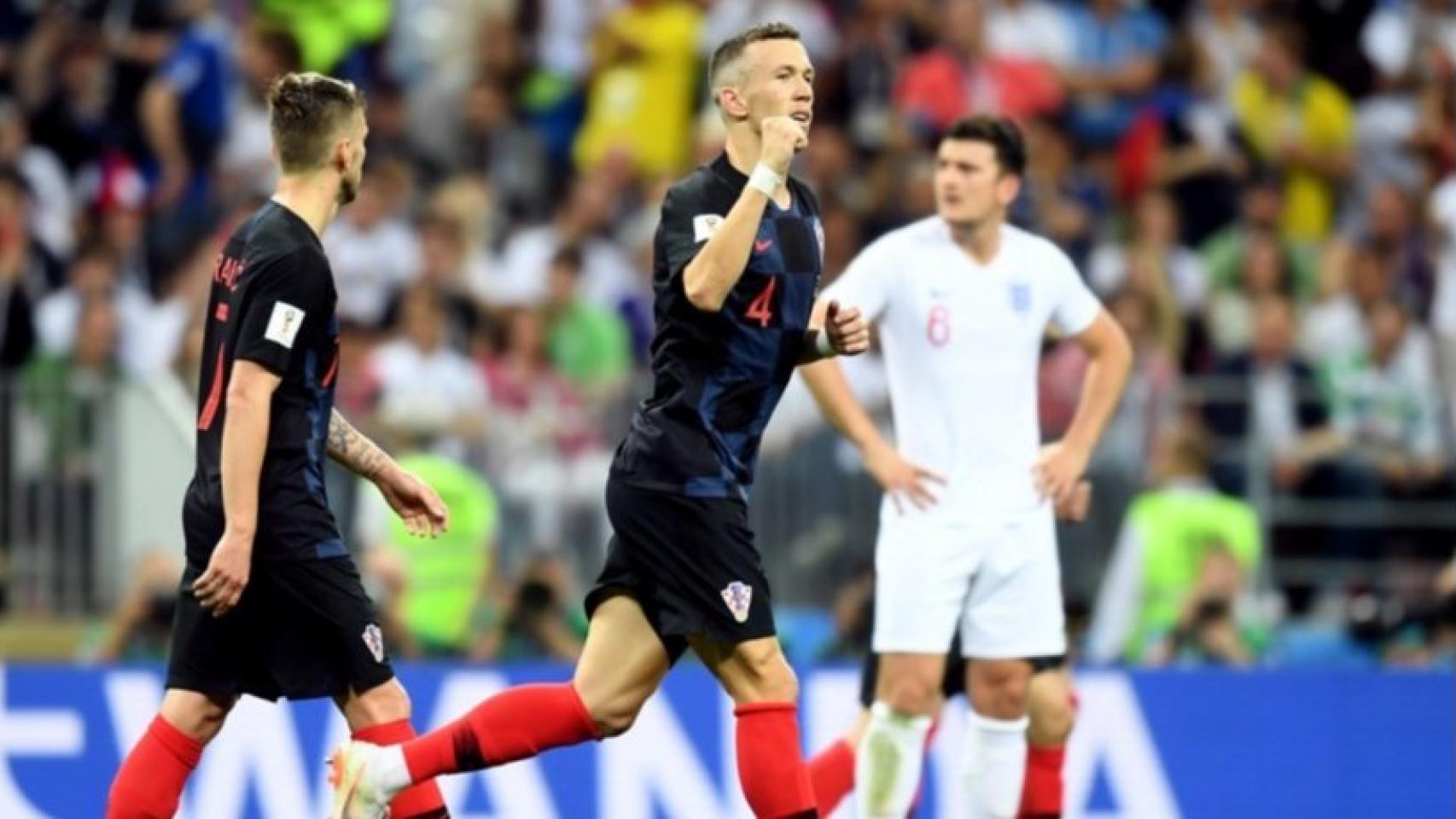 Perisic, goleador ante Inglaterra. Foto: Twitter (@HNS_CFF)