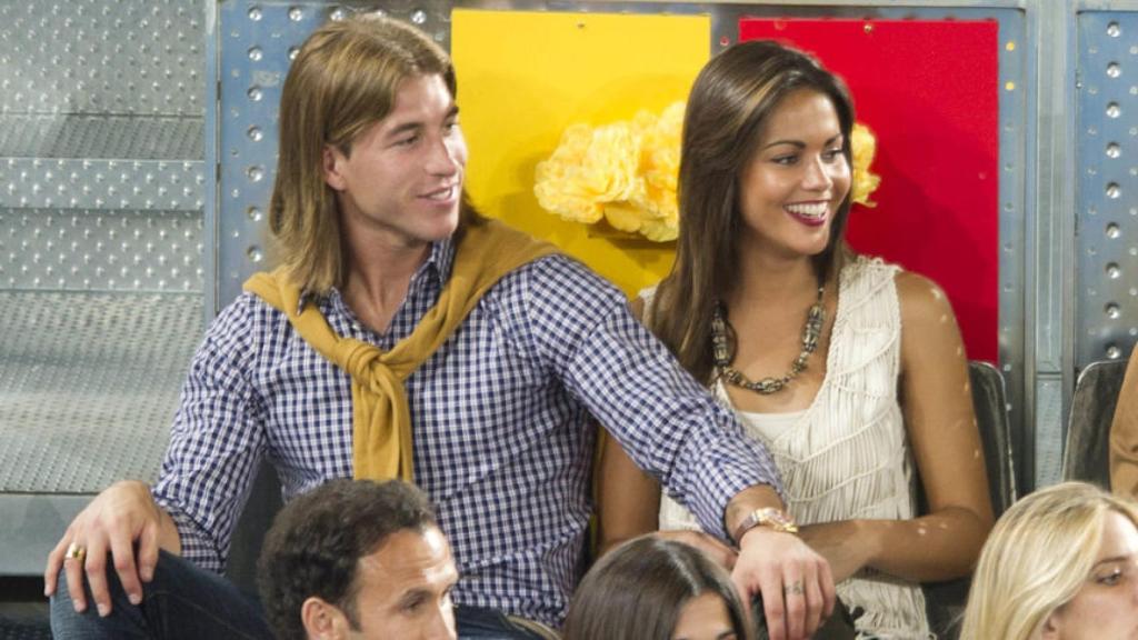 Sergio Ramos y Lara Álvarez.