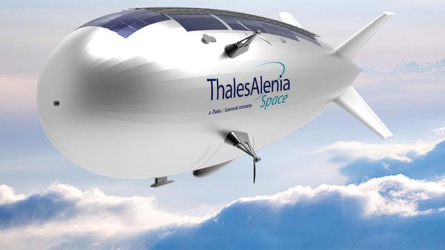 Thales Alenia Space presenta este pseudosatélite que comercializará en 2022.
