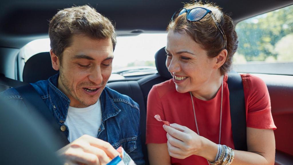 Dos usuarios de Blablacar.