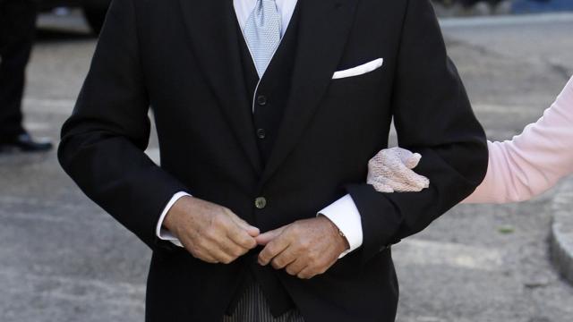 Antonio Rivera en la boda de Cayetano Rivera y Eva González.