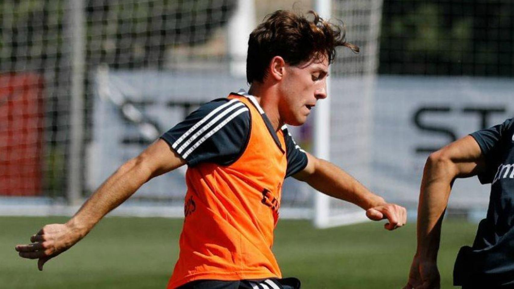 Odriozola entrena en Valdebebas