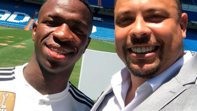 Vinicius y Ronaldo Nazario