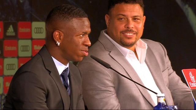 Vinicius y Ronaldo Nazario