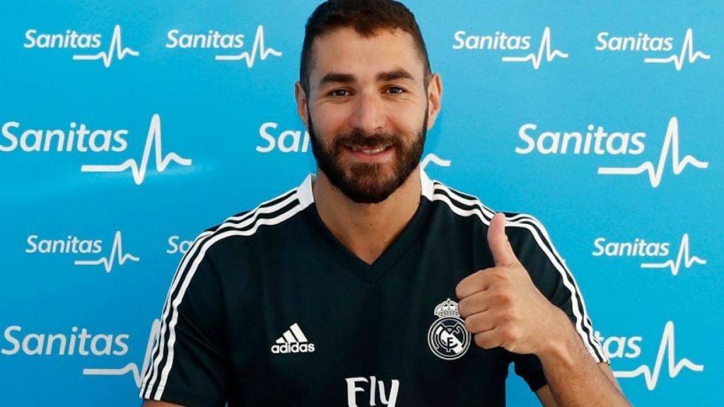 Benzema pasa reconocimiento médico con el Real Madrid