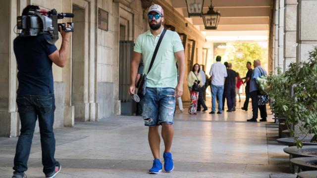 Antonio Manuel Guerrero, en los juzgados de Sevilla.