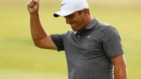 Francesco Molinari celebra su victoria en el British Open.