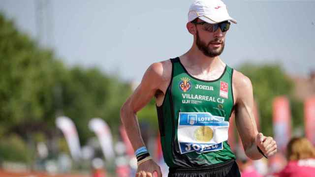 Álvaro Martín, campeón de España de los 10.000 metros marcha