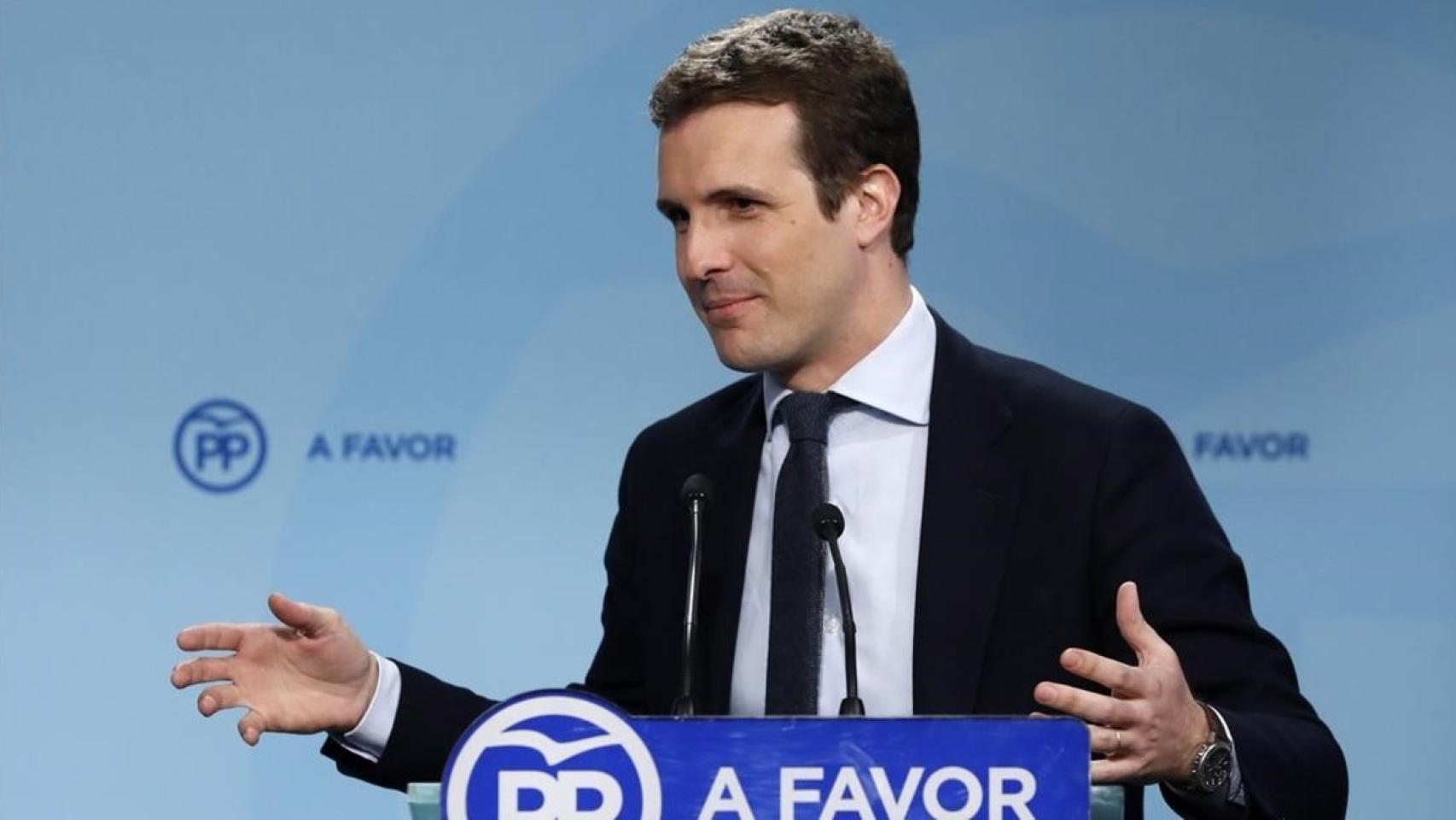 Pablo Casado, nuevo presidente del PP.