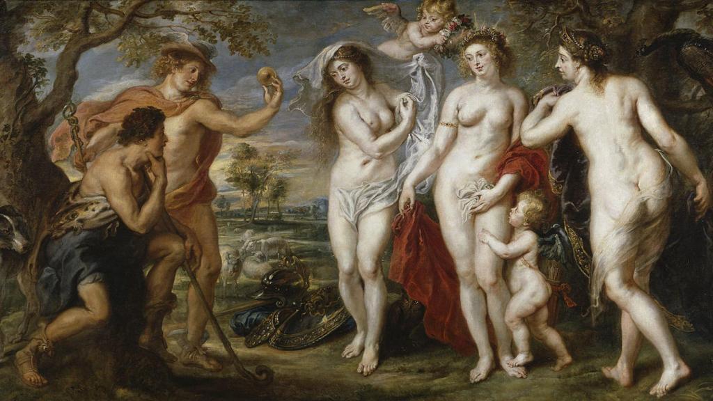 El juicio de París, de Rubens.