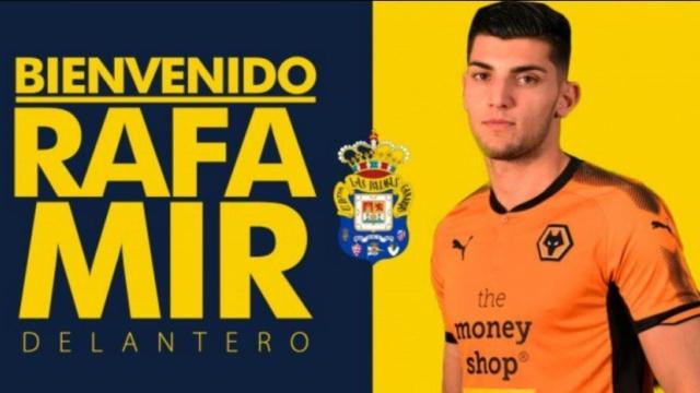 Rafa Mir llega cedido a Las Palmas. Foto: udlaspalmas.es