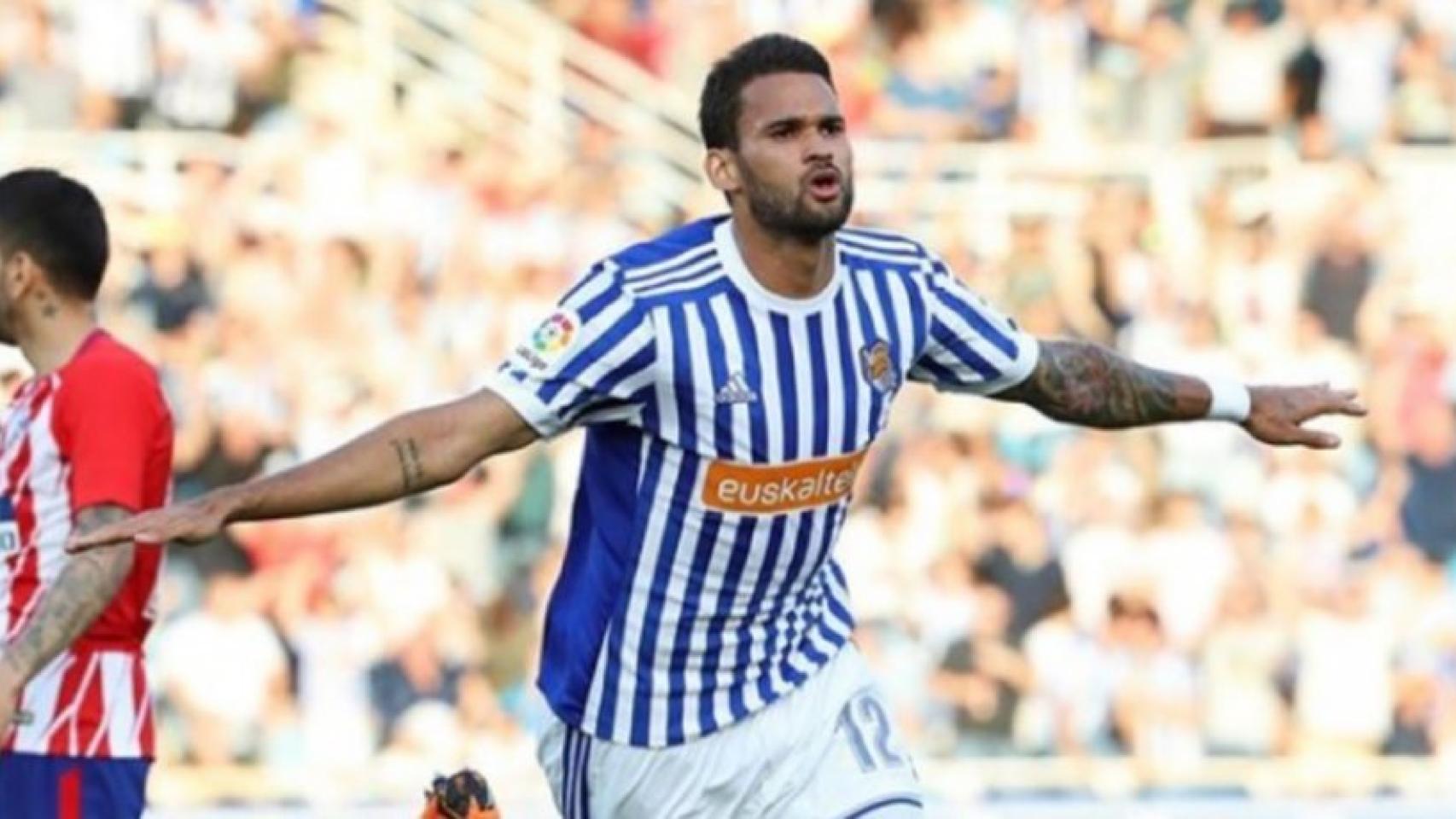 Willian José, con la Real Sociedad. Foto: Instagram (@willianjose)