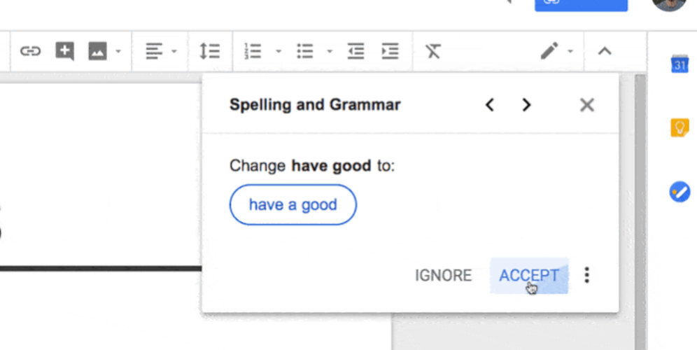 google docs gramatica 2