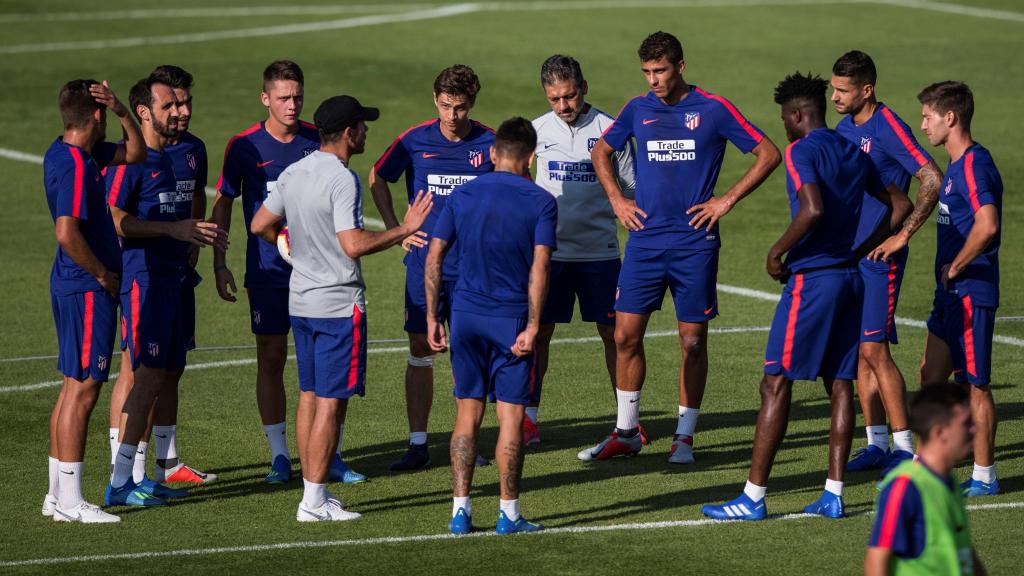 Entrenamiento del Atlético de Madrid