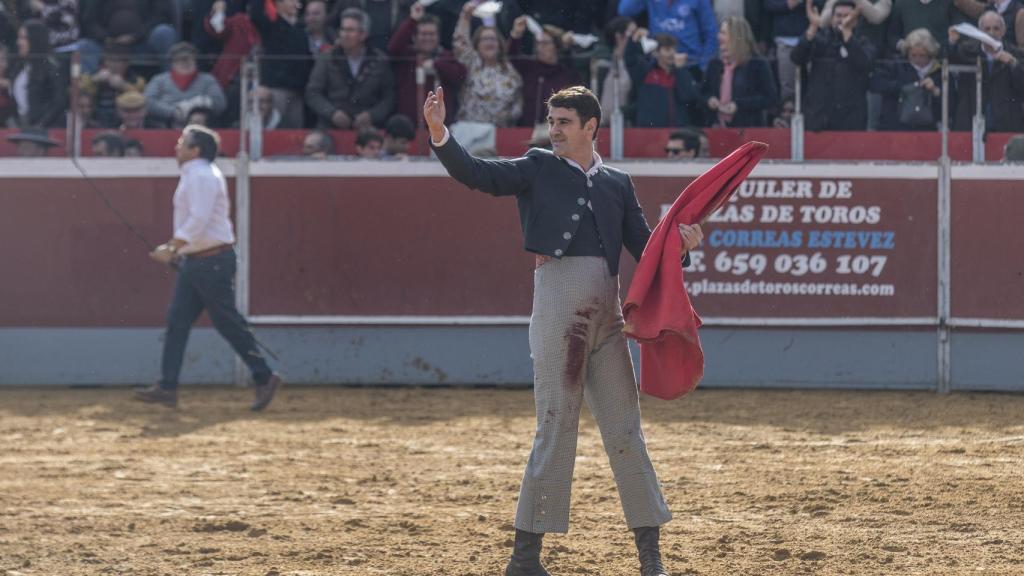 El torero en un festivo taurino en 2018.