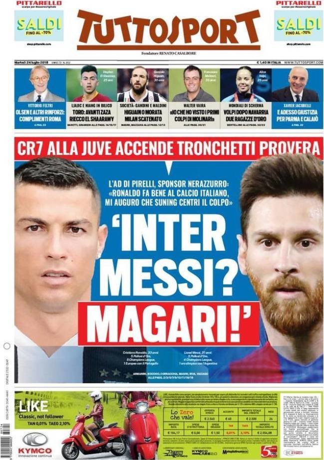 El bombazo del Inter a lo Cristiano: ¿Messi? Quizás