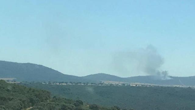 FOTO: En el incendio trabajan varios medios.