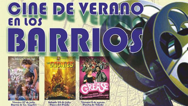 FOTO: Parte del cartel del Cine en los Barrios