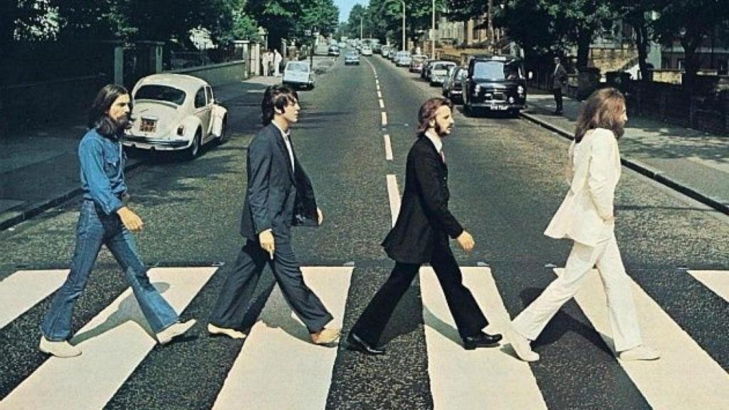 La icónica portada del disco 'Abbey Road' de los Beatles.