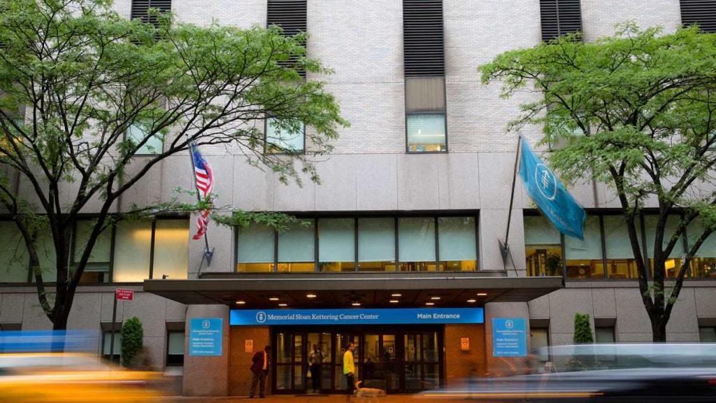 Entrada del Memorial Sloan Kettering Cancer Center.