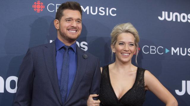 Michael Bublé y Luisana Lopilato en un evento reciente.