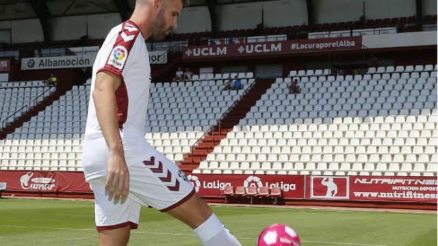 Ortuño durante su presentación. Foto: Albacete Balompié