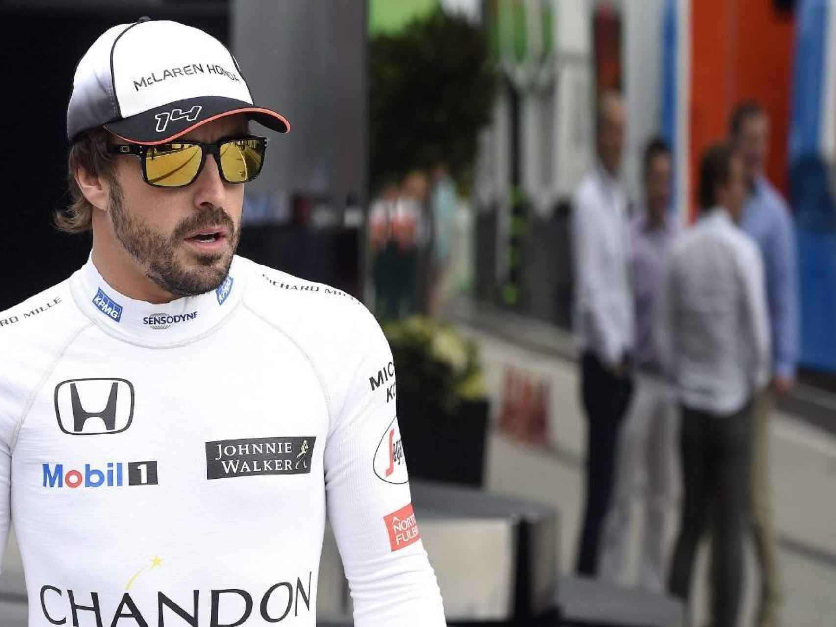 Fernando Alonso, tras un Gran Premio de Fórmula 1