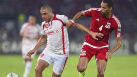 Rui Fernando, a la derecha, en un partido con Guinea