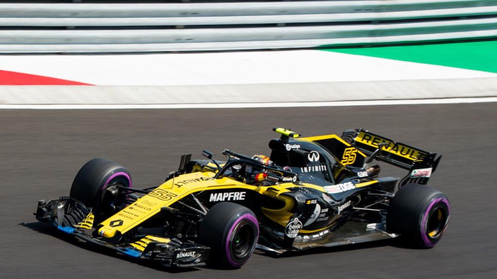 Carlos Sainz durante el Gran Premio de Hungría. Foto: EFE