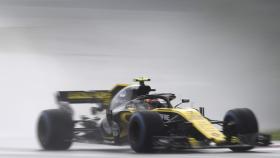 Sainz, durante la clasificación del GP de Hungría. Foto: EFE