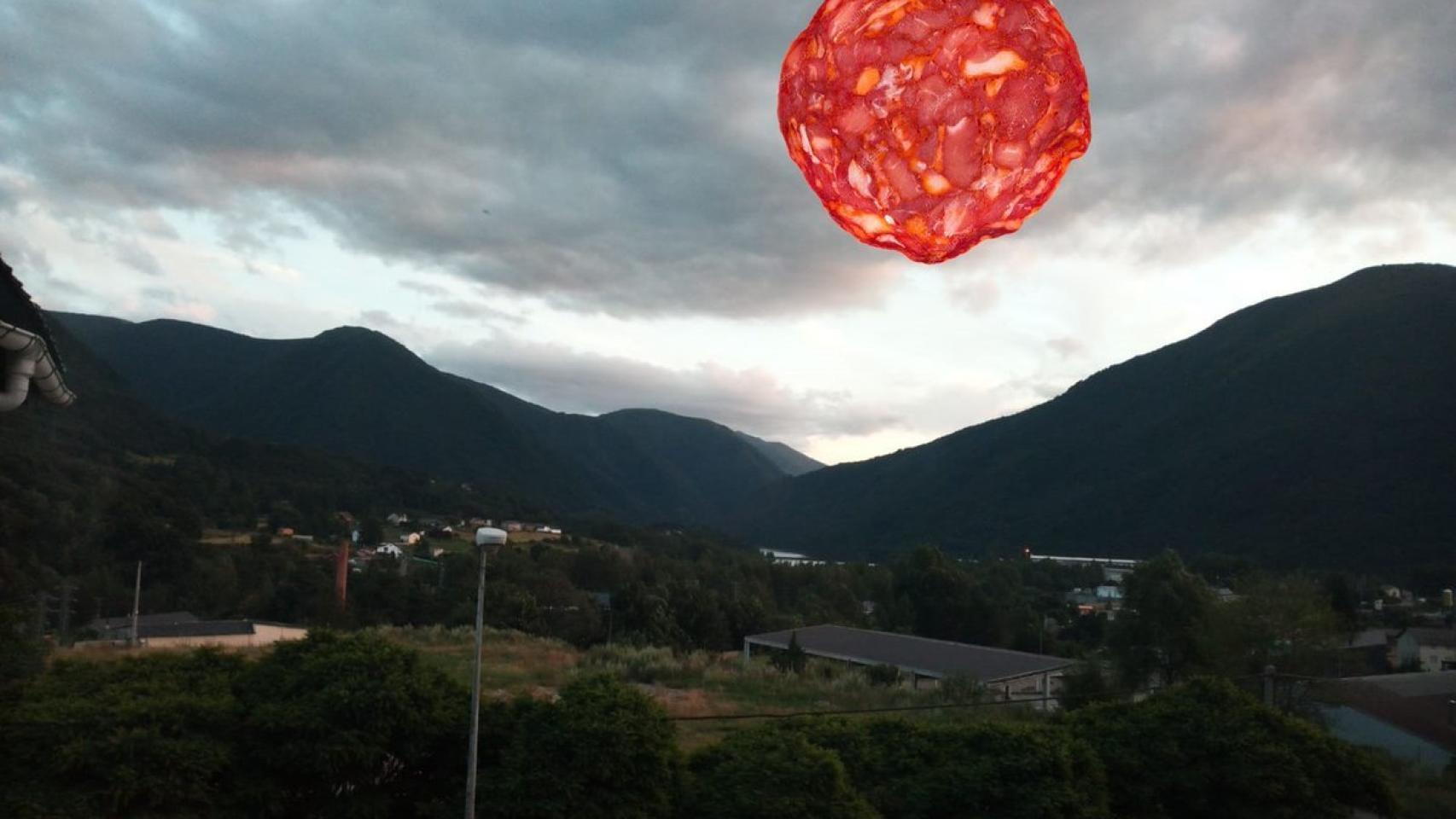 Uno de los memes sobre el eclipse lunar de este viernes.