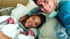 Álvaro Morata y Alice Campello son padres de gemelos