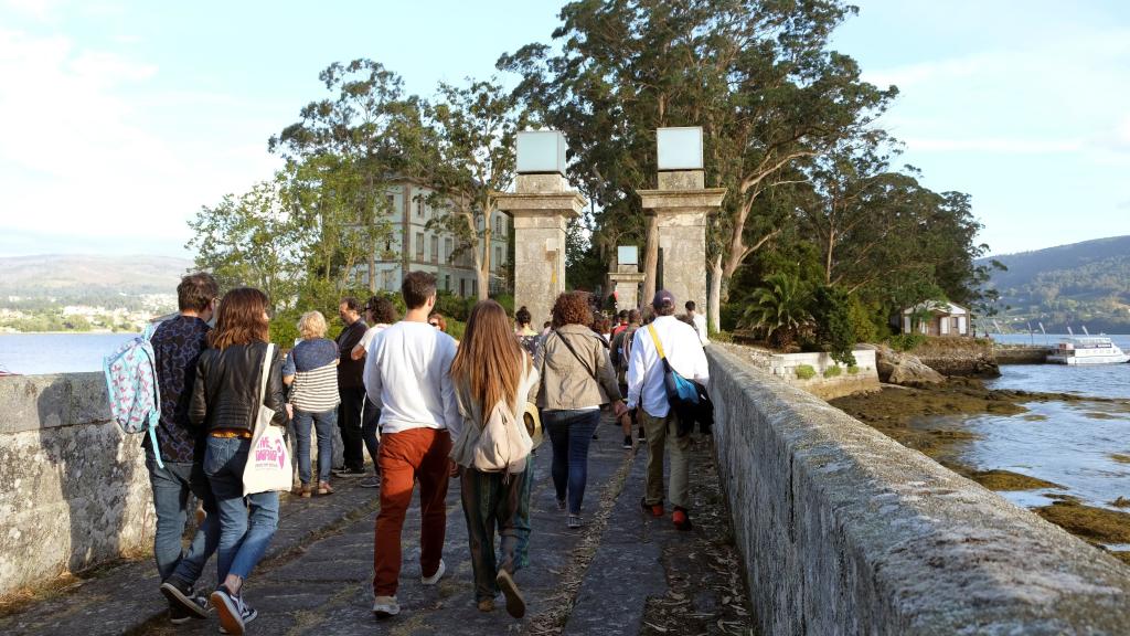 El festival Sinsal SON Estrella Galicia se celebra en la isla de San Simón, en la Ría de Vigo.