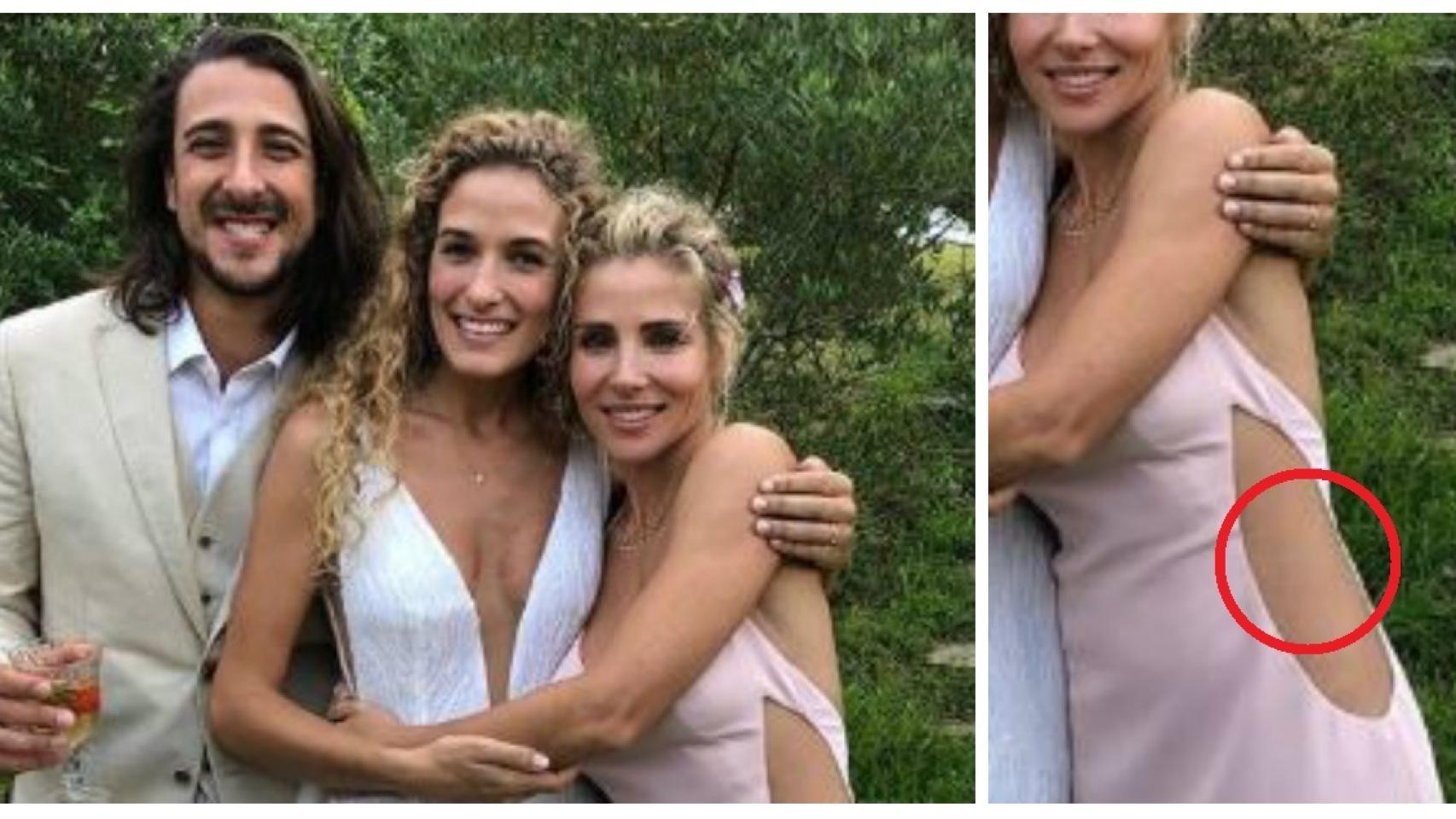 Montaje JALEOS de Elsa Pataky en la boda de su hermano.