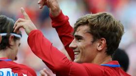 Griezmann celebra un gol con el Atlético de Madrid